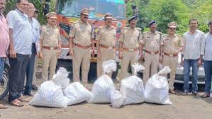 Over 100 Kg of Ganja, Weapons Seized in Khammam; Several Held
