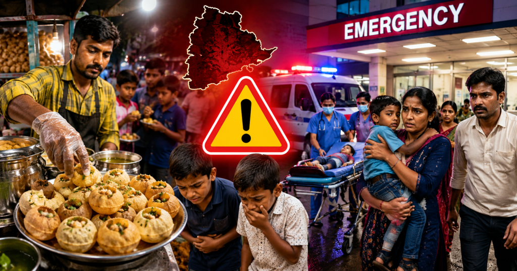 15 Children Hospitalized After Eating Panipuri in Telangana