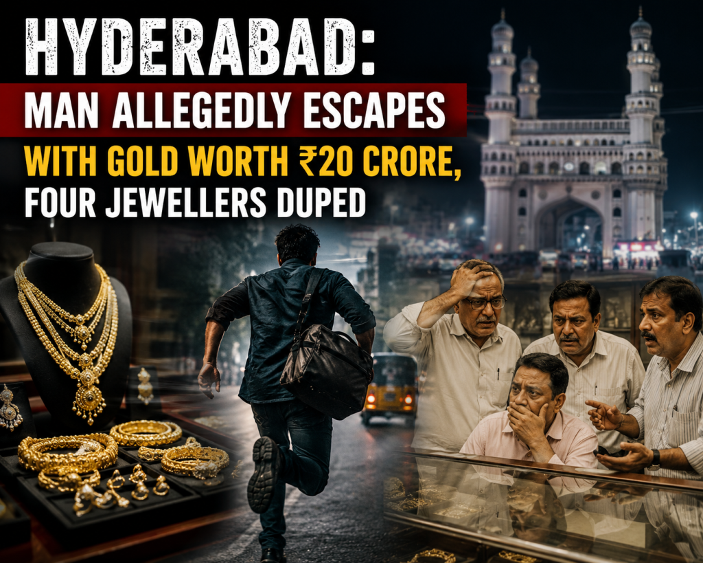 Hyderabad: Man Allegedly Escapes with Gold Worth ₹20 Crore, Four Jewellers Duped