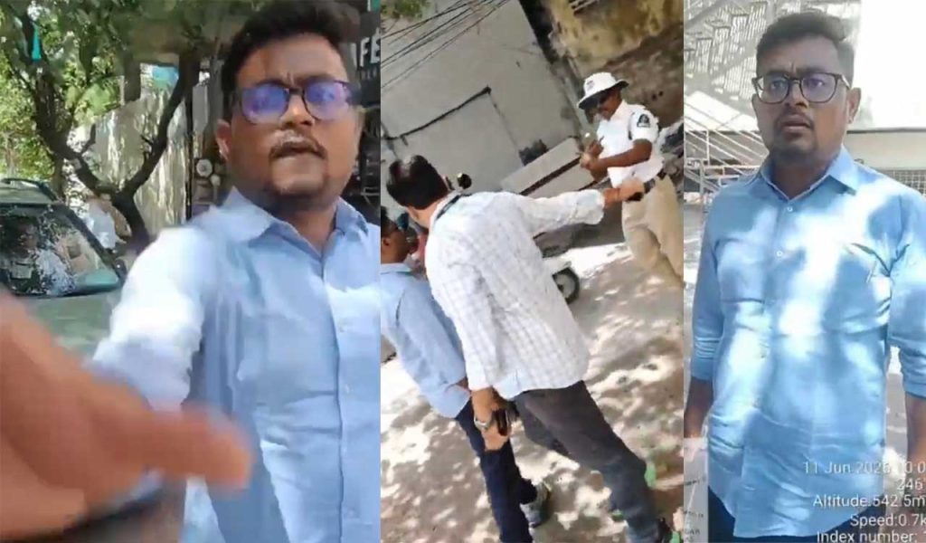 Traffic constable alleges assault by GHMC officials in Banjara Hills