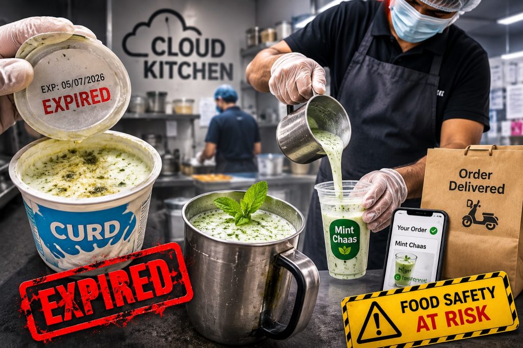 After Restaurants, Now Cloud Kitchens: Expired Curd Used to Make Mint Chaas