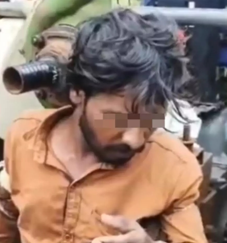 Drunken Youths Damage Gram Panchayat Office Wall During Alleged Tractor Theft