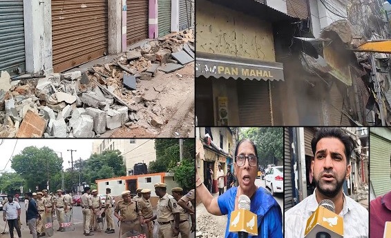 Footpath encroachments cleared in Hyderabad’s Old City