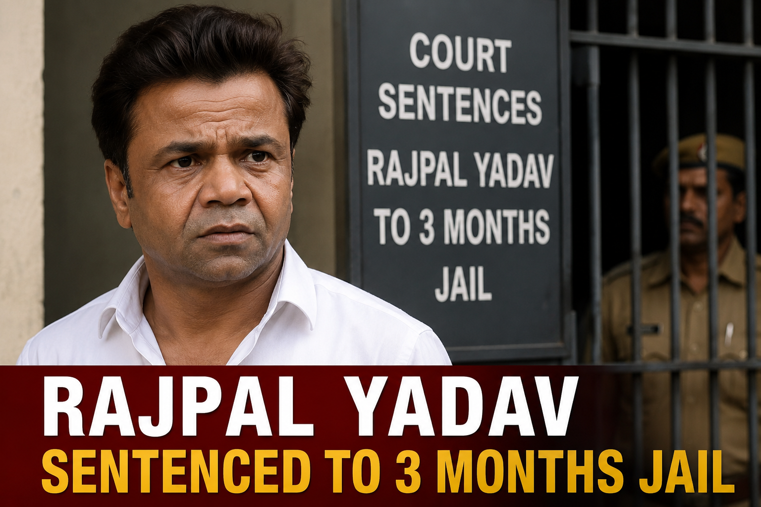 Rajpal Yadav Sentenced to 3 Months Jail in Cheque Bounce Case