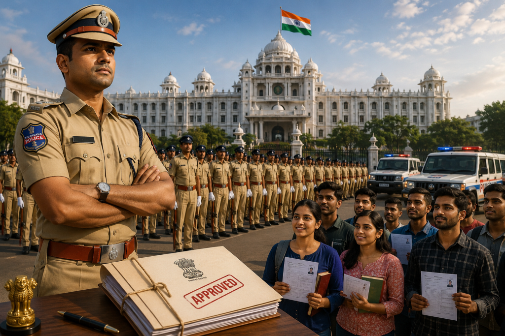 Telangana Govt Approves 5,000 Police Vacancies; TSLPRB Recruitment Notification Expected Soon