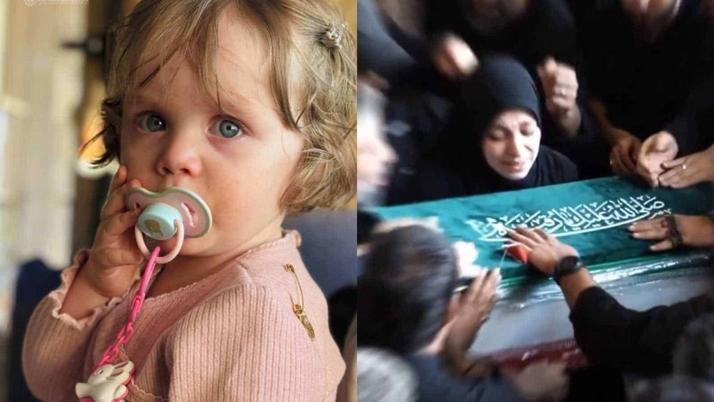 Tiny coffin of Khamenei’s granddaughter displayed in Tehran