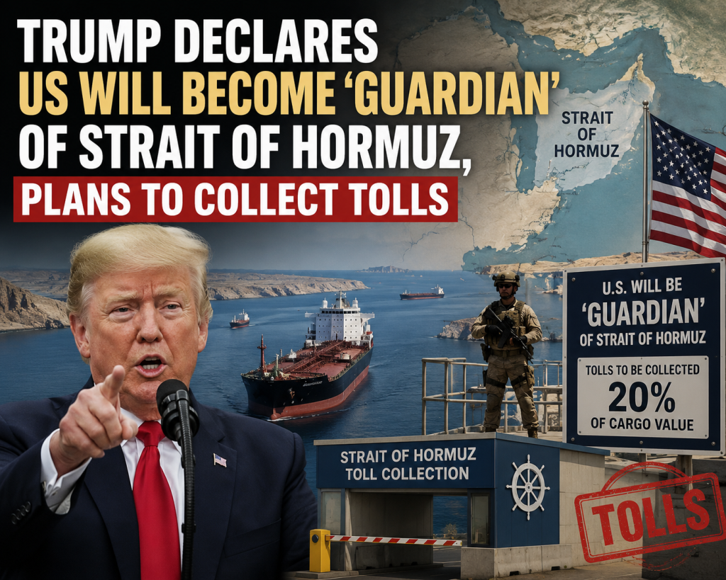 US Will Become Guardian of Strait of Hormuz