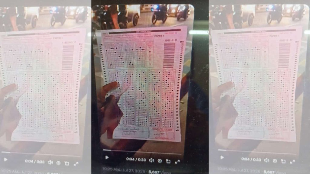 Exam OMR Sheets Found on PVNR Expressway; TGPSC Orders Probe