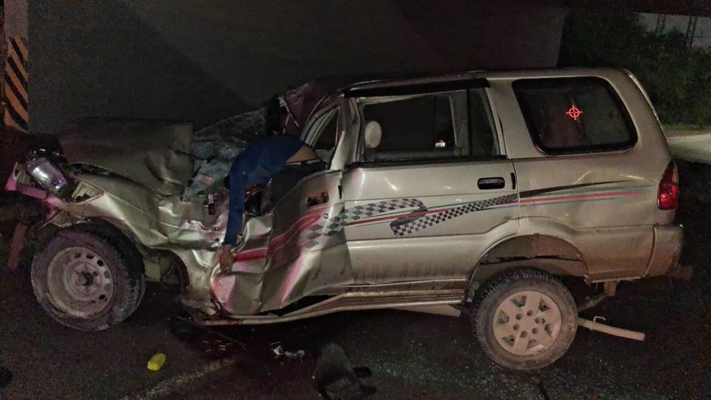 2 Killed as Car Crashes Into Flyover Pillar in Gachibowli