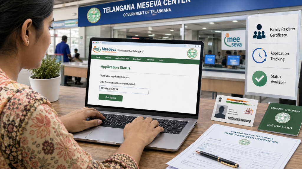 Applied for Telangana Family Register Certificate? Here's How to Track Your Application Status Online