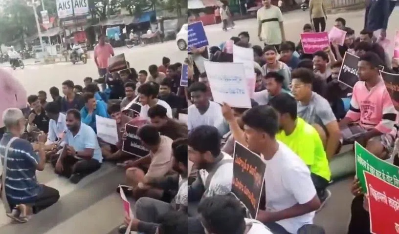 Hyderabad Police Recruitment Protest: Unemployed Youth Demand Recruitment for 19,000 Police Vacancies
